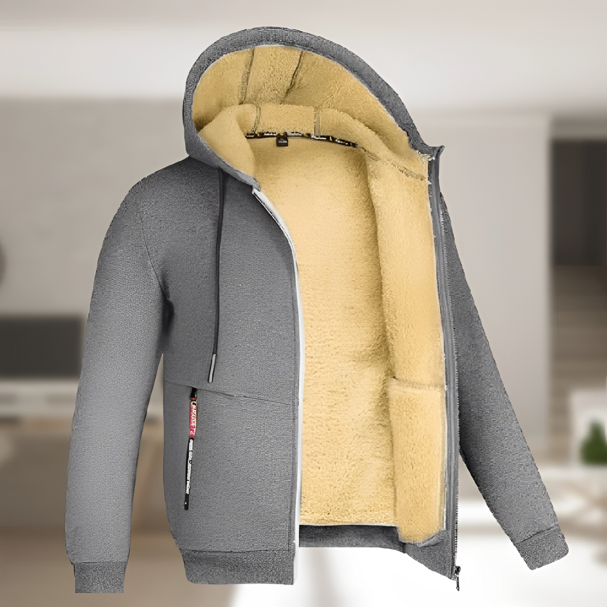 Andrew - Manteau douillet avec capuche