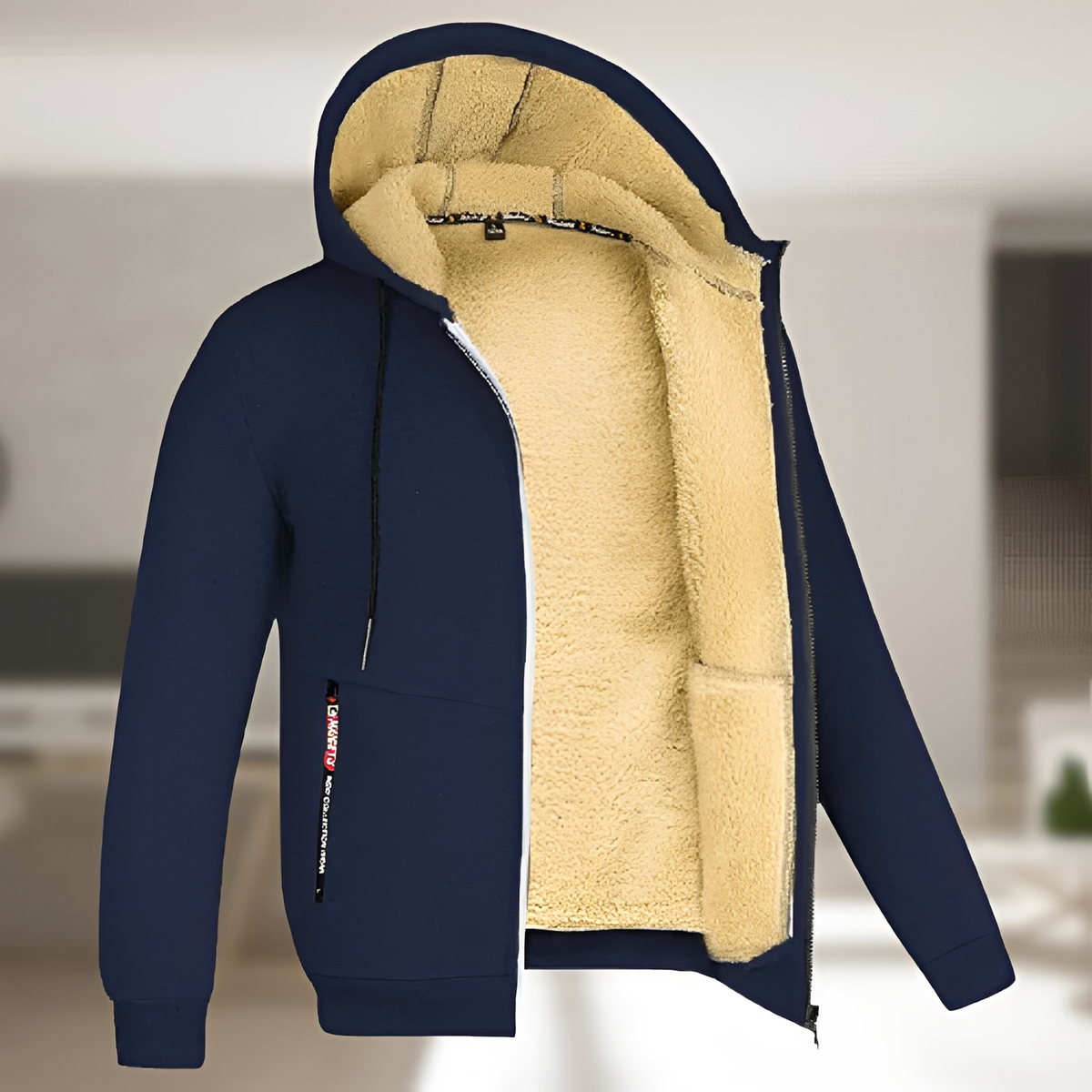 Andrew - Manteau douillet avec capuche