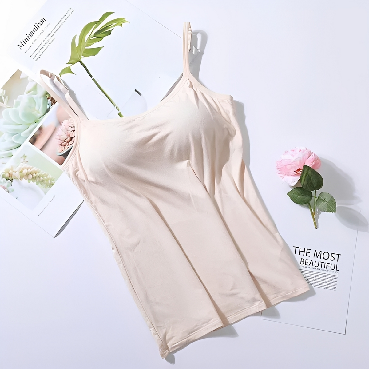 Selena - Haut chic avec soutien-gorge intégré