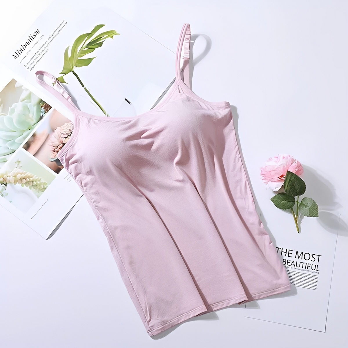 Selena - Haut chic avec soutien-gorge intégré