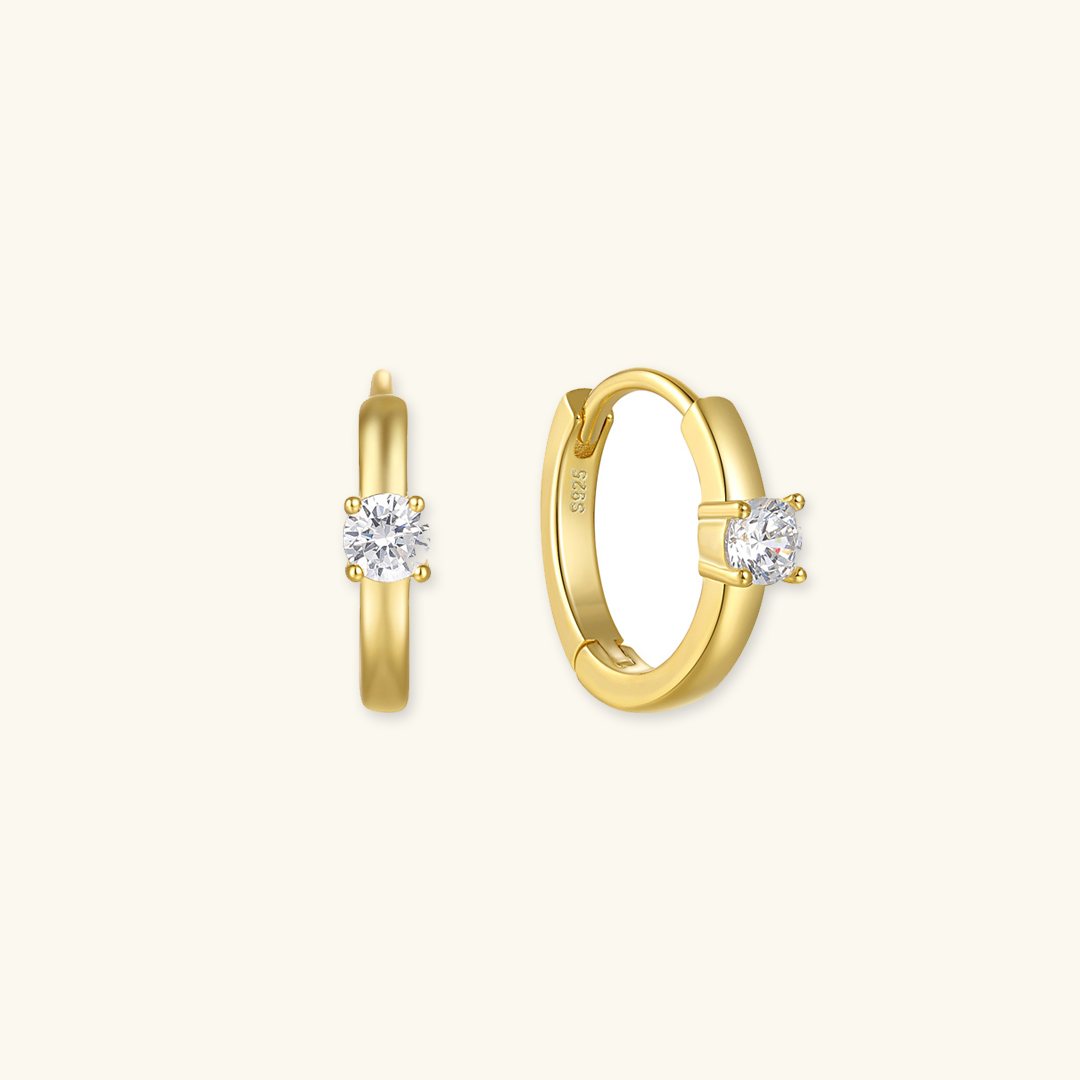 Aurielle – Boucles d'oreilles solitaires élégantes
