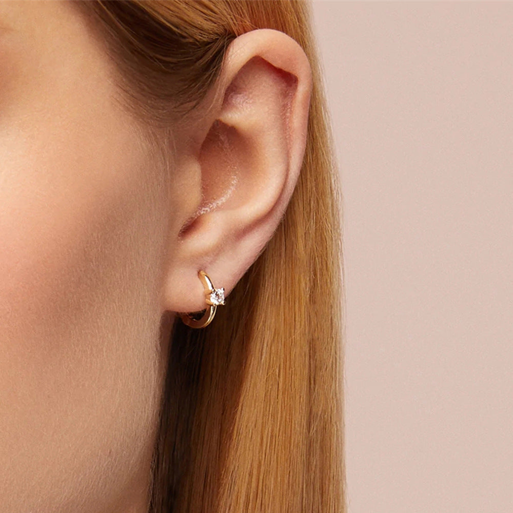 Aurielle – Boucles d'oreilles solitaires élégantes