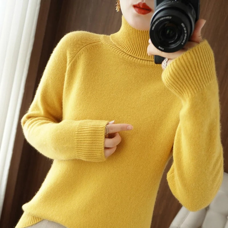 Softy - Pull col roulé doux