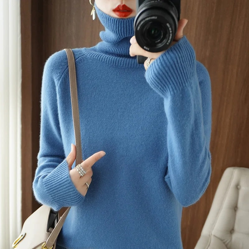 Softy - Pull col roulé doux