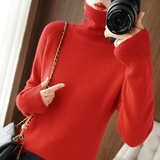 Softy - Pull col roulé doux