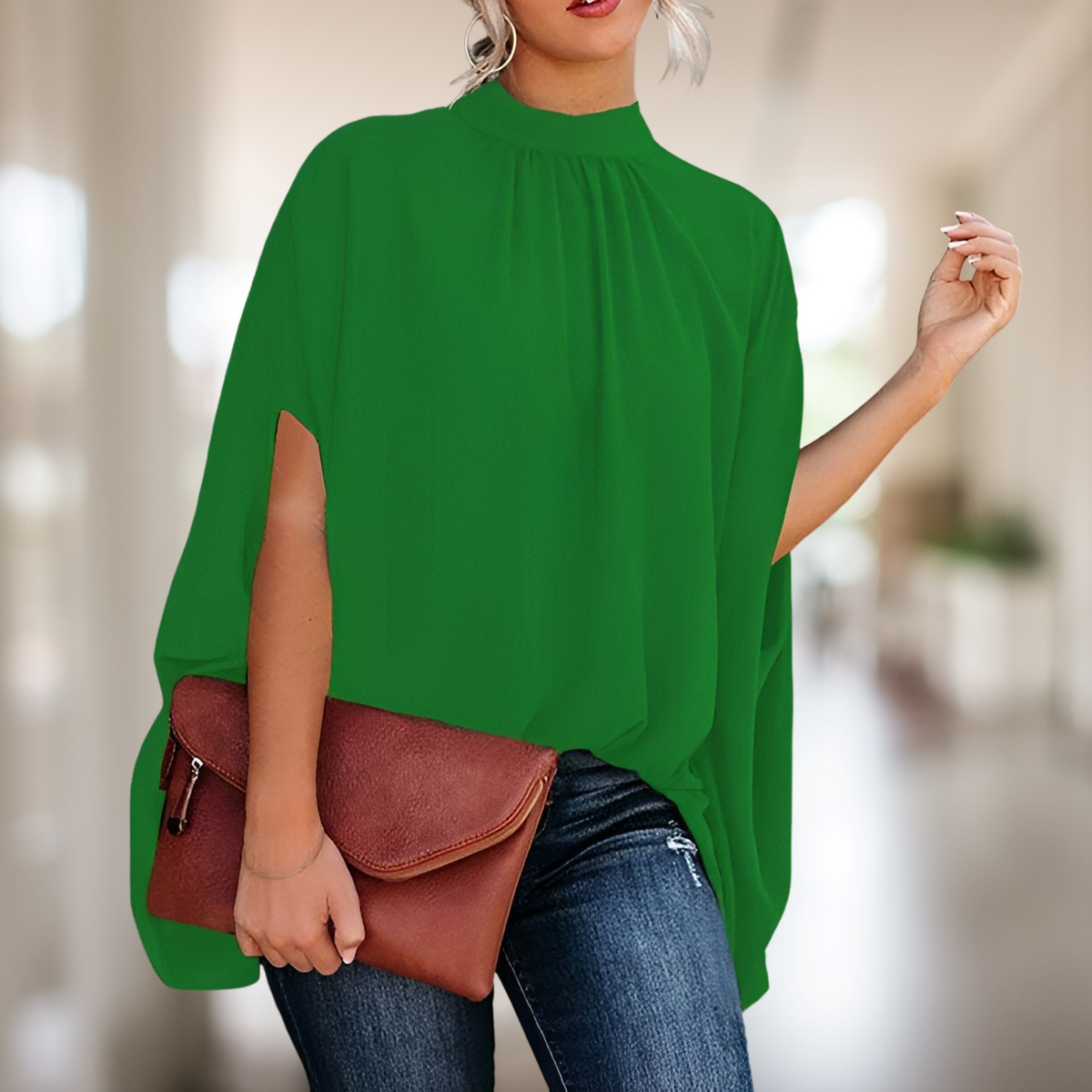 Ellison - Blouse élégante avec coupe évasée