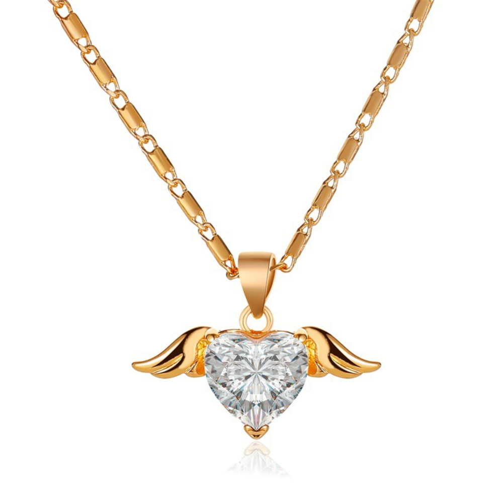 Collier Ailes d'Amour - Chaîne Cœurs et Ailes