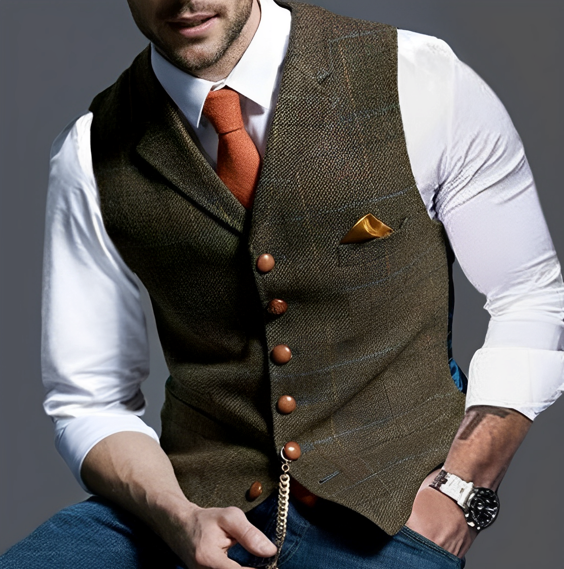 Jasper – Veste Vintage pour Hommes