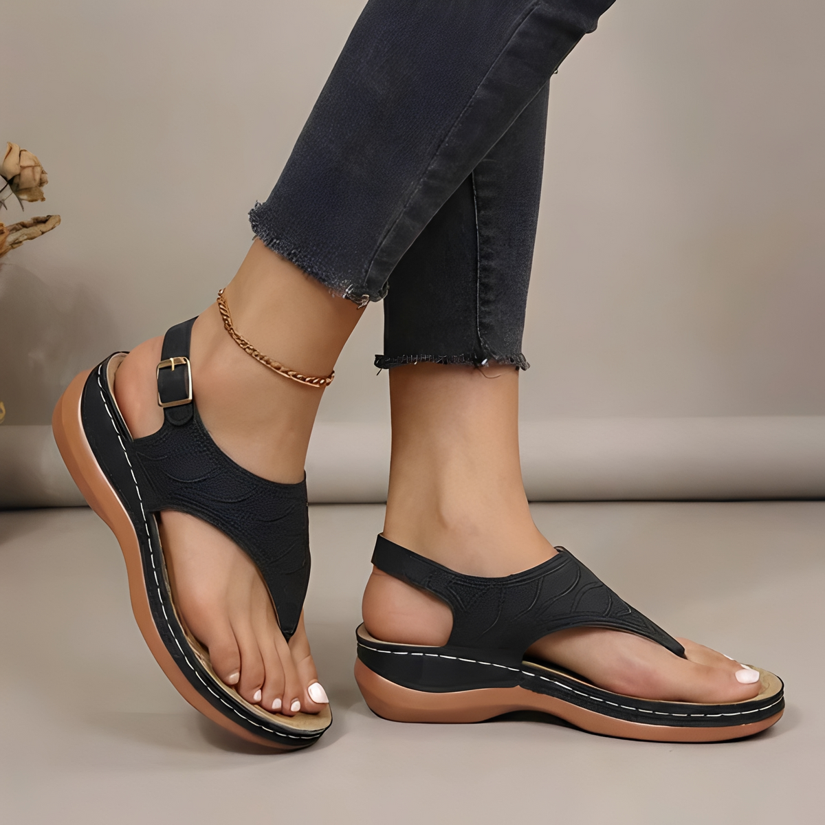 Shynah - Sandales d'été confortables pour femme