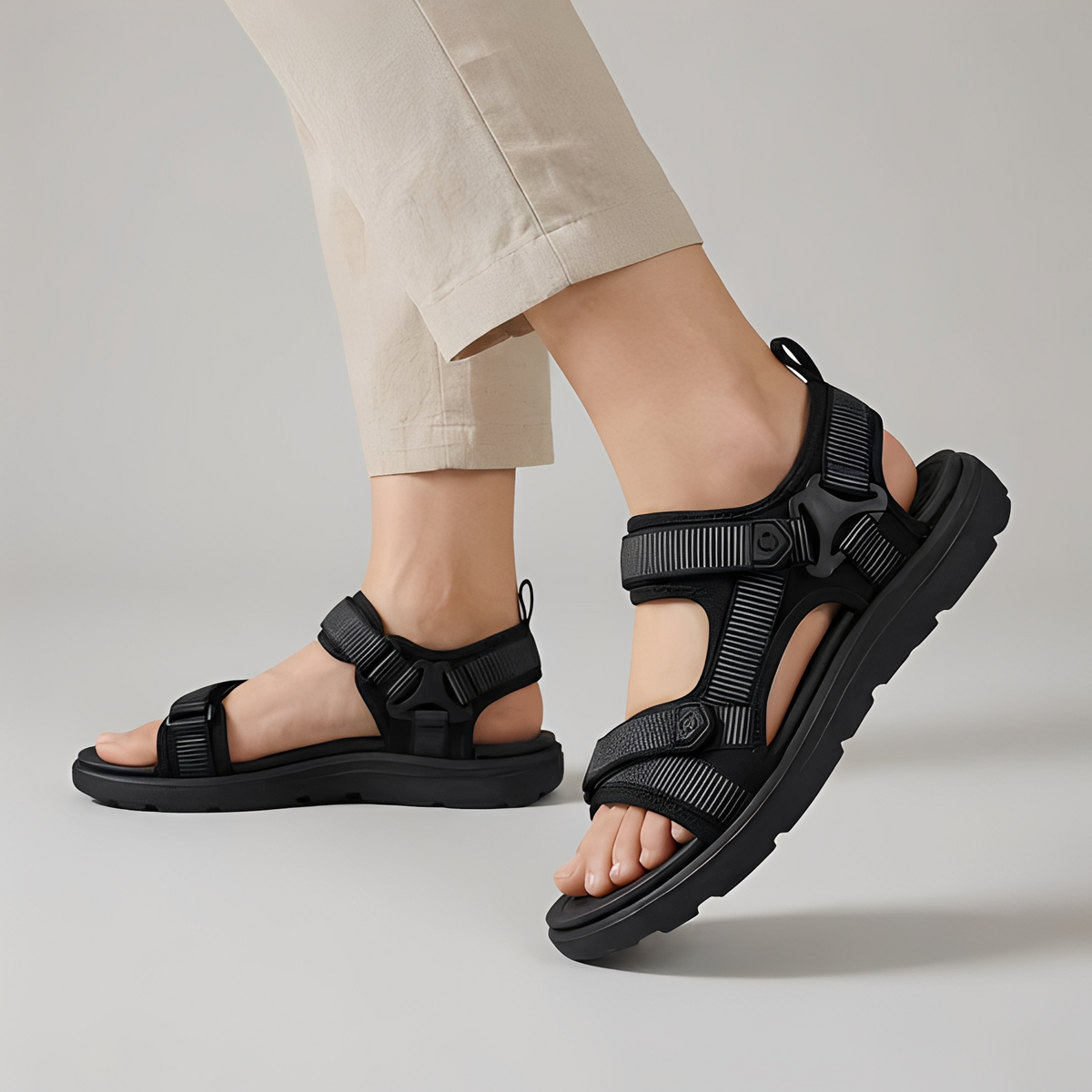 Jacob - Sandales ajustables pour hommes