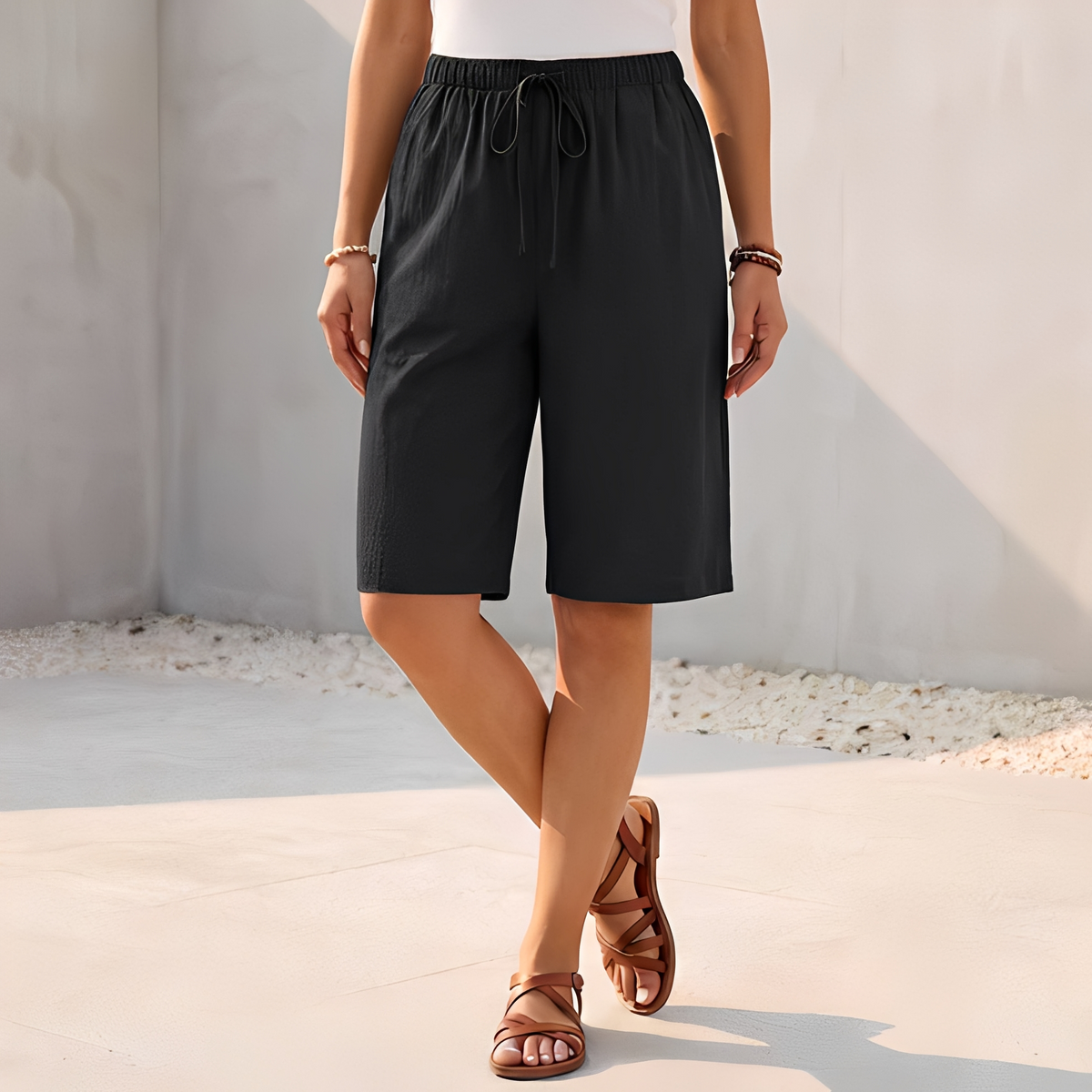 Elvey - Short d'été ample pour femme