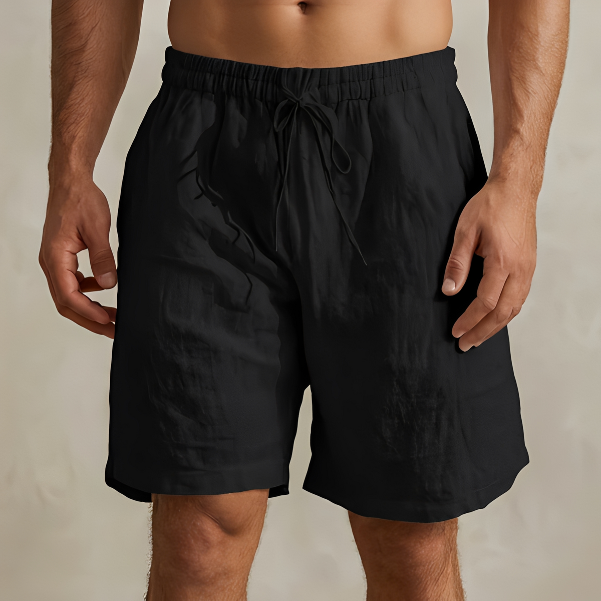 Loises - Short d'été contemporain avec cordon de serrage pour homme