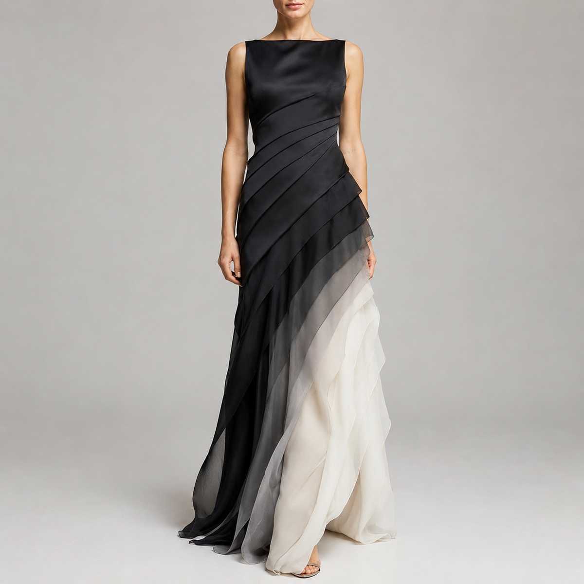 Celeste - Robe de soirée chic et aux couches multiples