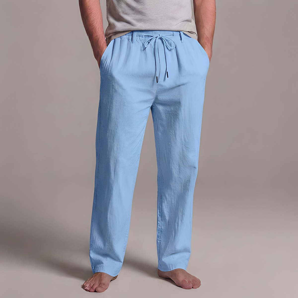 Arman - Pantalon décontracté avec cordon de serrage pour homme