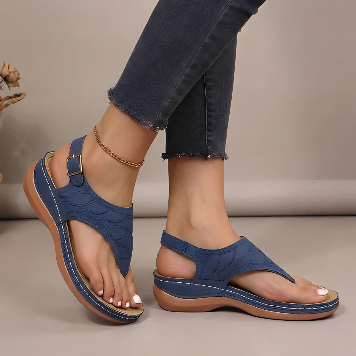 Shynah - Sandales d'été confortables pour femme