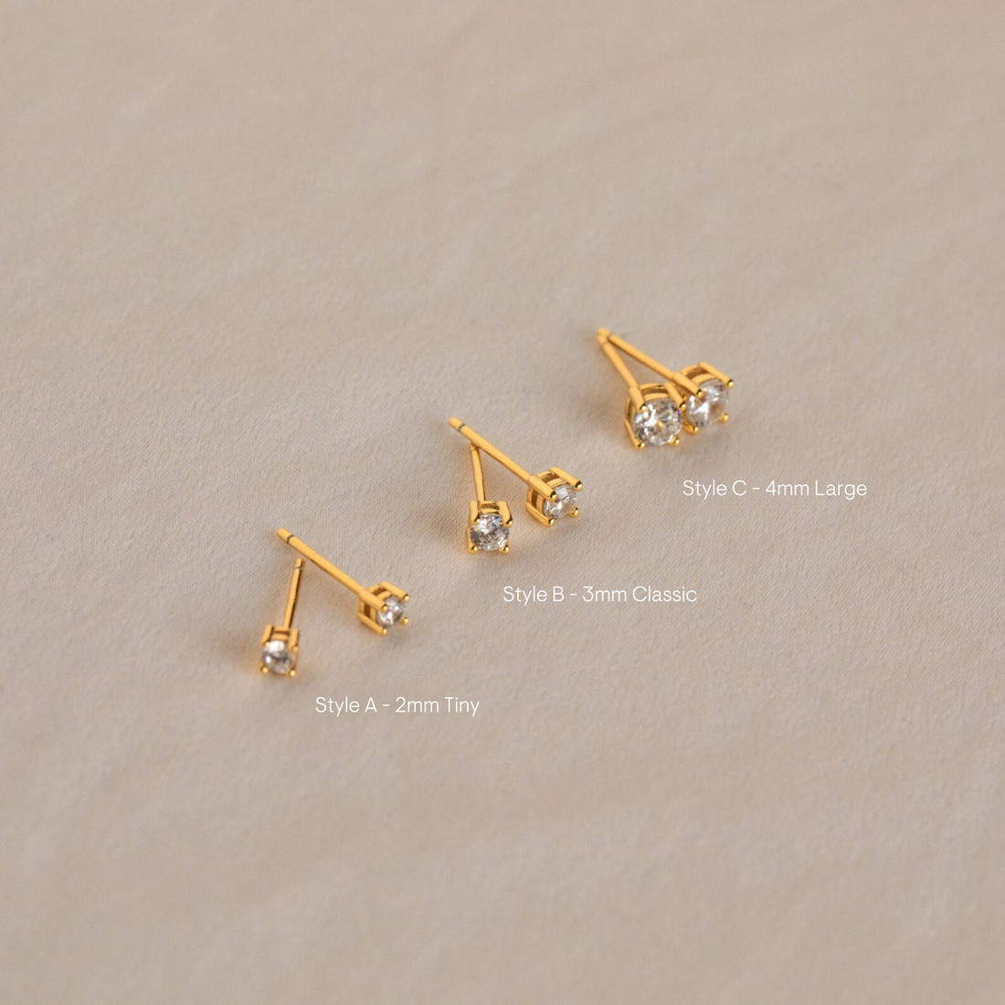 Booker – Ensemble de boucles d'oreilles en diamant