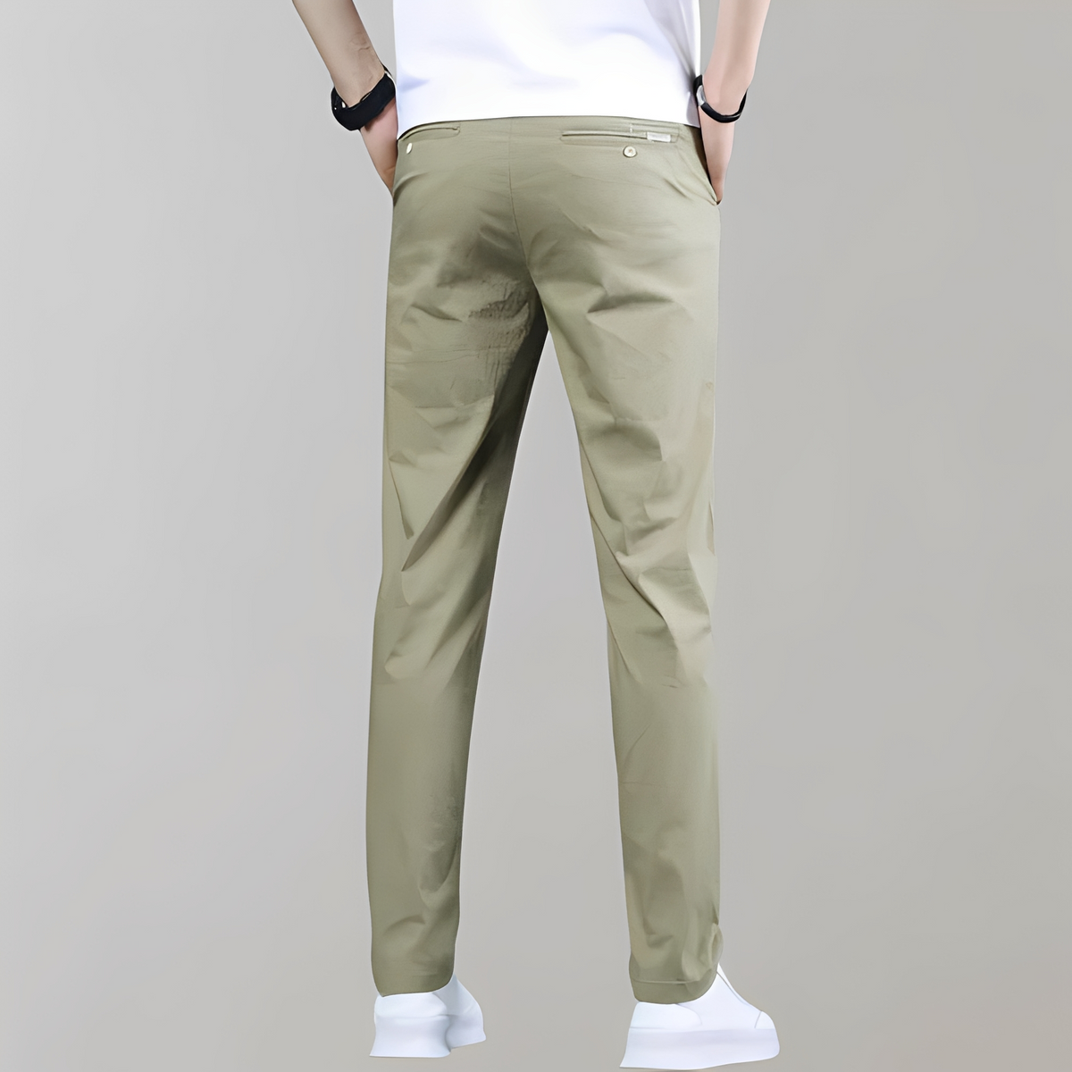 Warren - Pantalon droit tendance pour homme