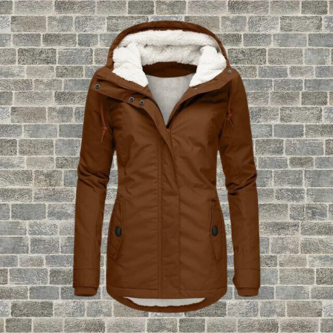 Camila - Manteau douillet avec capuche
