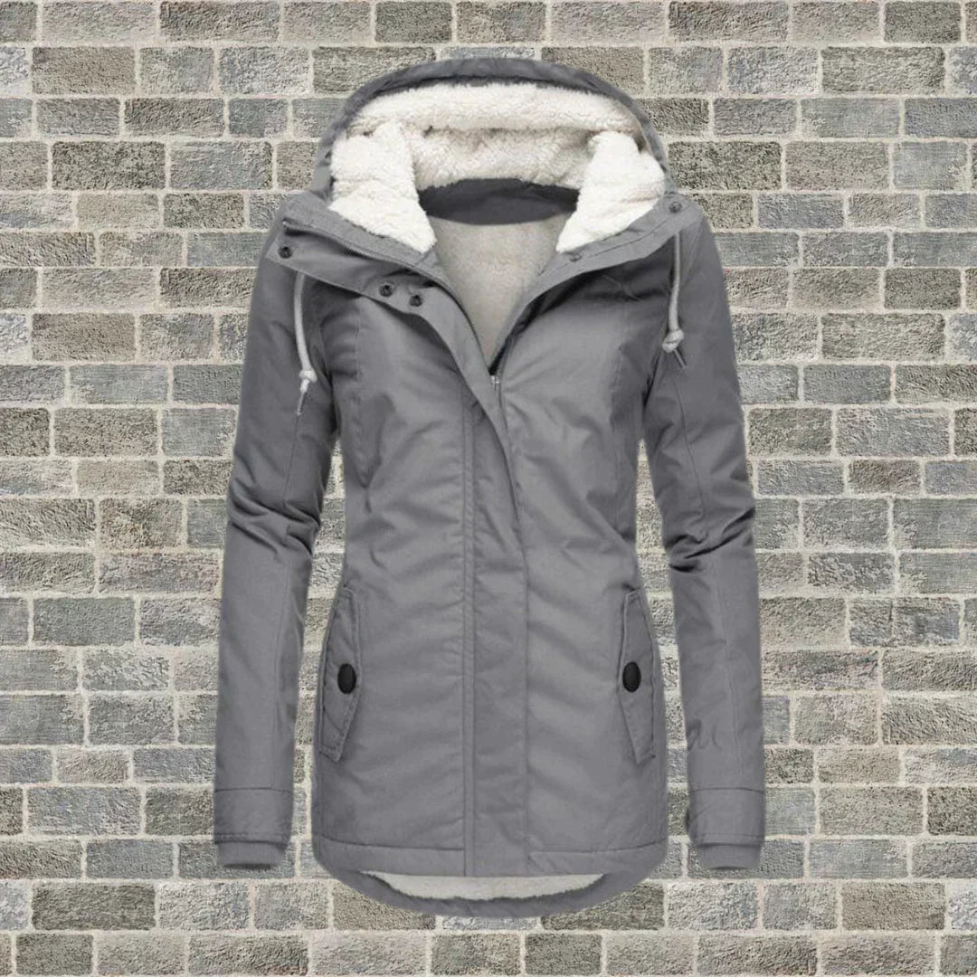 Camila - Manteau douillet avec capuche