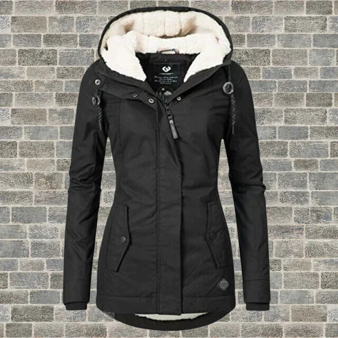 Camila - Manteau douillet avec capuche