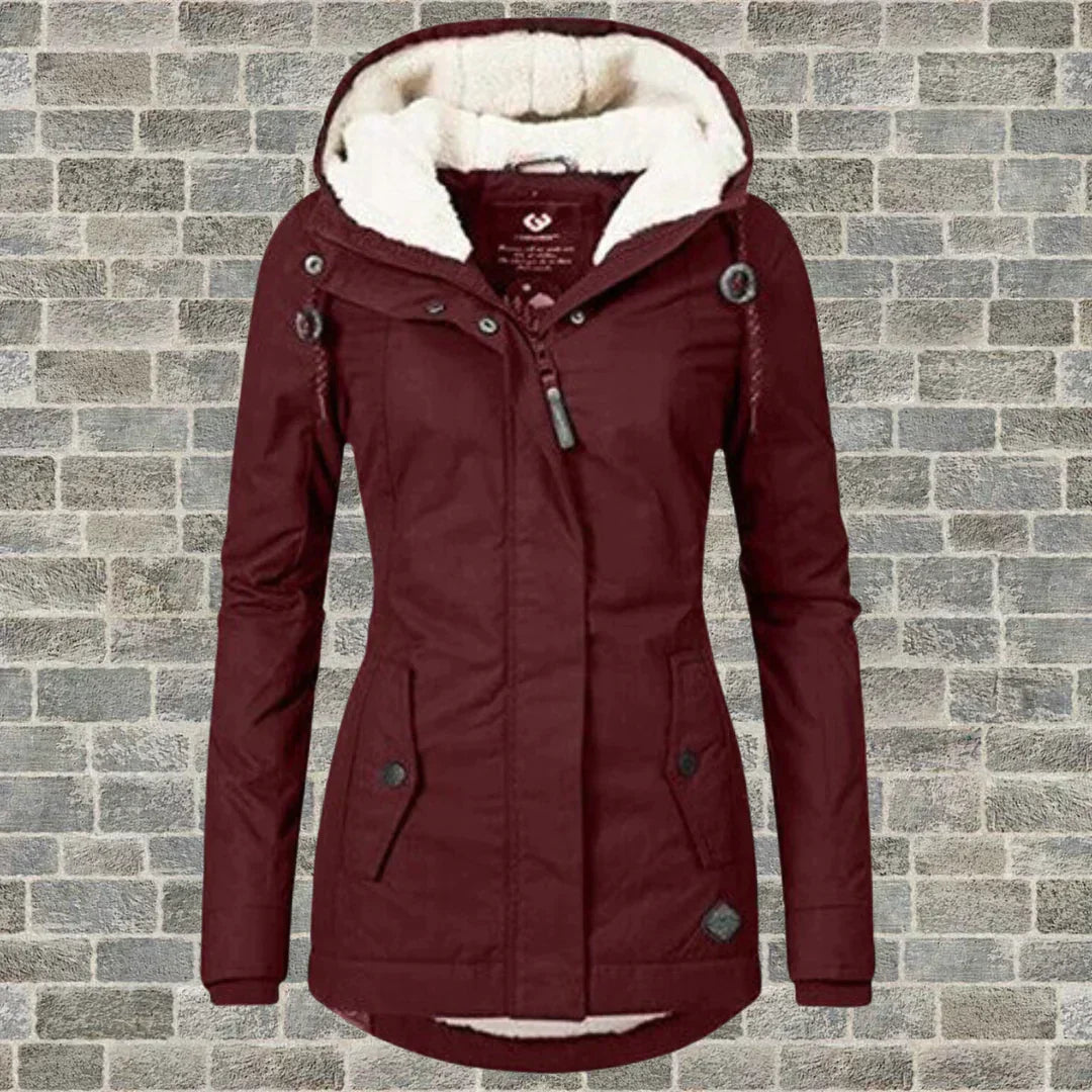 Camila - Manteau douillet avec capuche