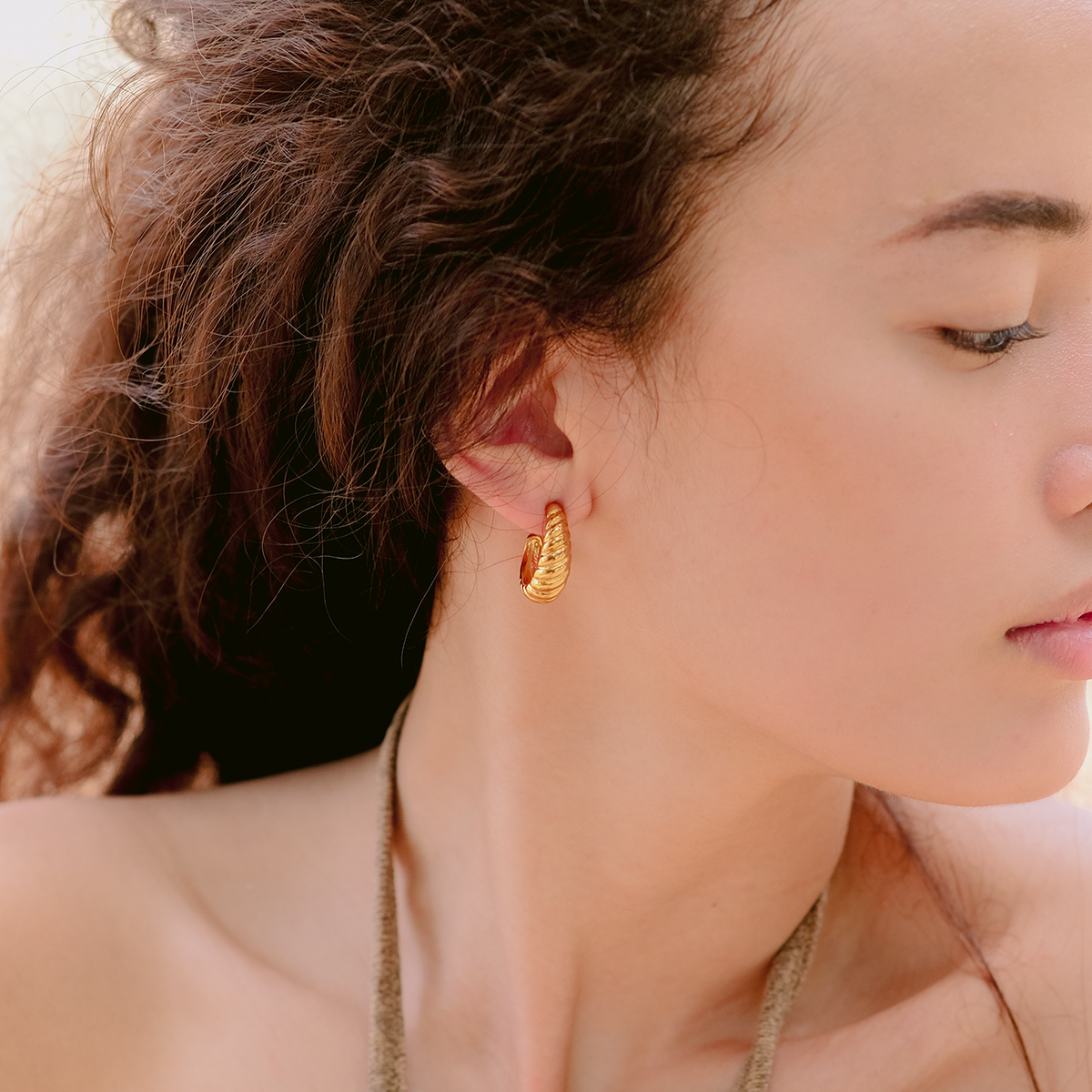 Boucles d'oreilles Arc Croissant