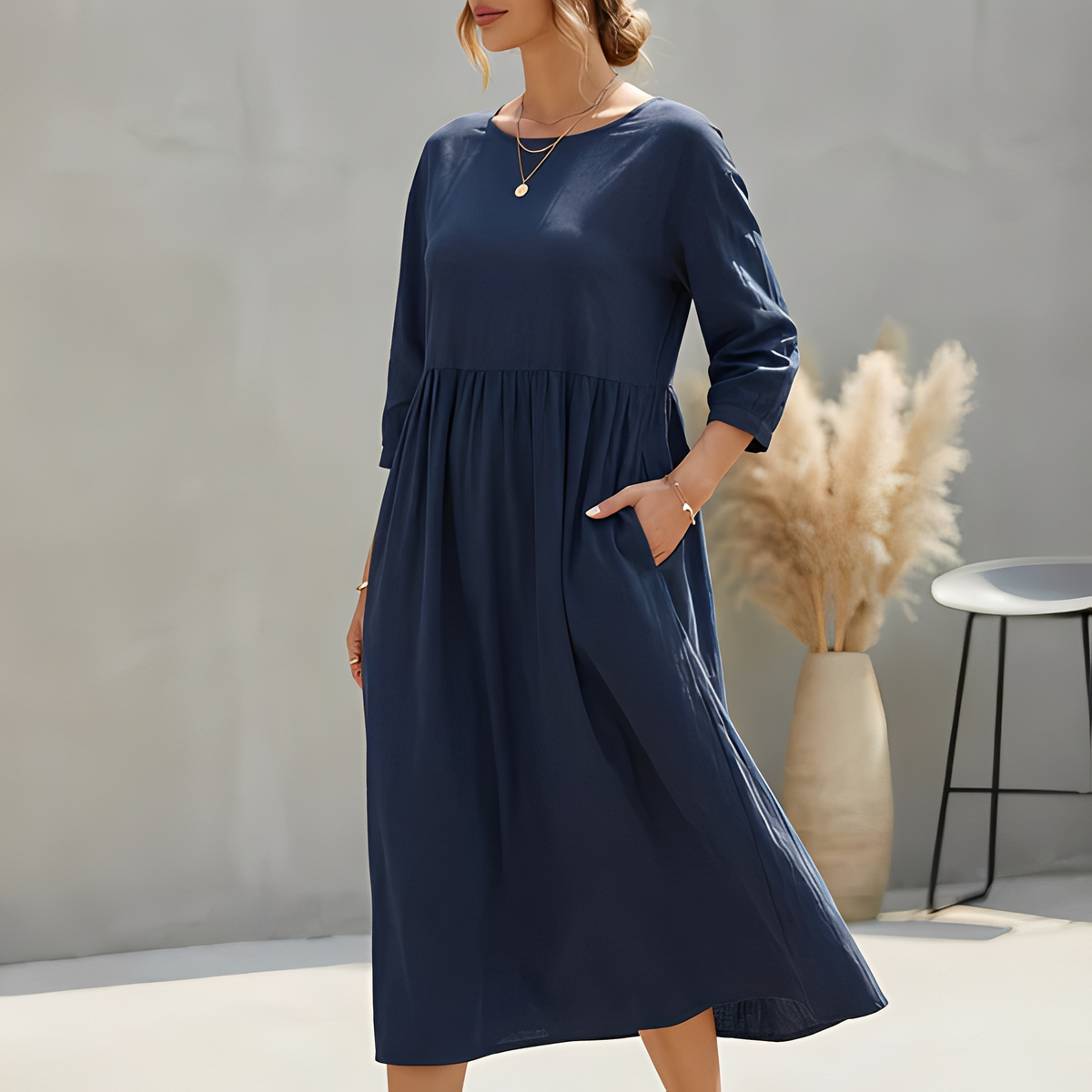 Agatine - Robe d'été élégante et décontractée pour femme