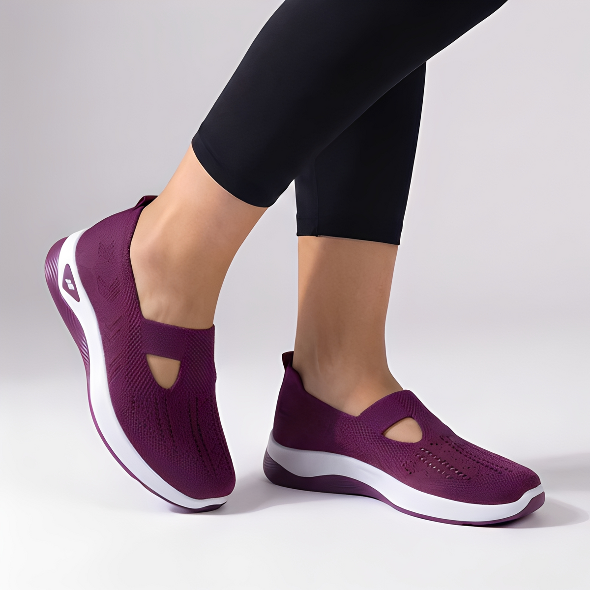 Kyllen - Baskets Décontractées sans Lacets pour Femme