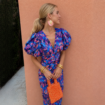 Glecy - Robe élégante pour femme avec manches amplifiées