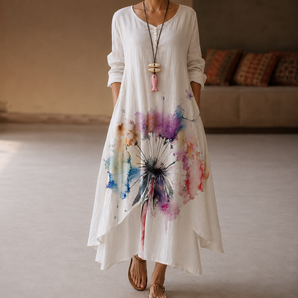 Flor - Robe élégante et aérée
