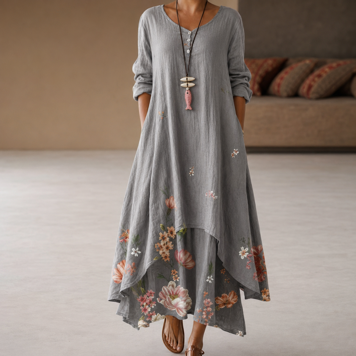 Flor - Robe élégante et aérée
