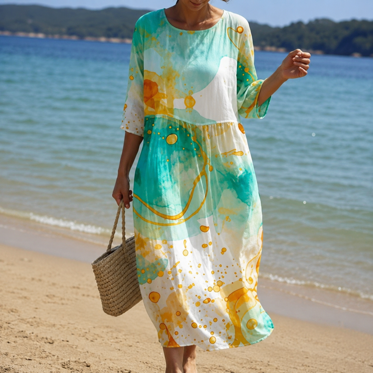 Miranda – Robe chic à imprimé floral avec coupe décontractée pour femmes
