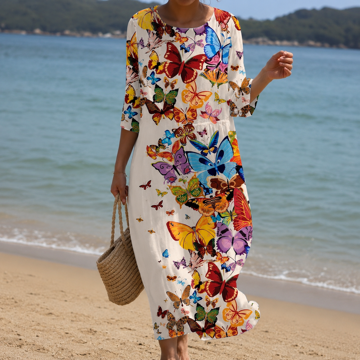 Miranda – Robe chic à imprimé floral avec coupe décontractée pour femmes