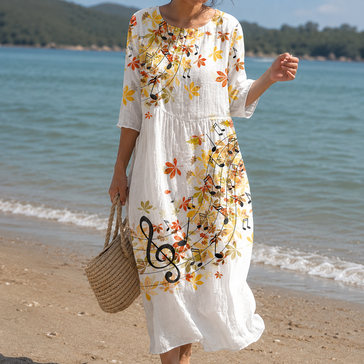 Miranda – Robe chic à imprimé floral avec coupe décontractée pour femmes