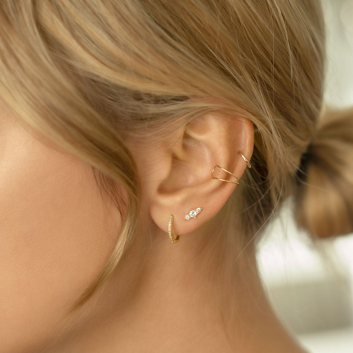 Suki - Double boutons d'oreilles