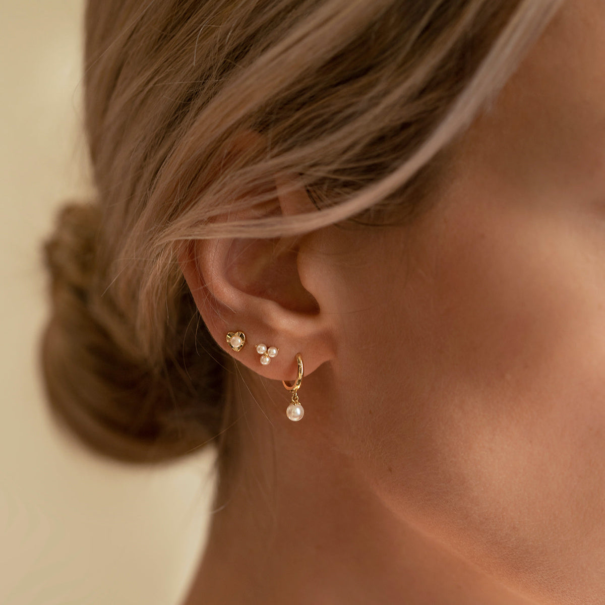 Isabella - Boucles d'oreilles en perles Trinity