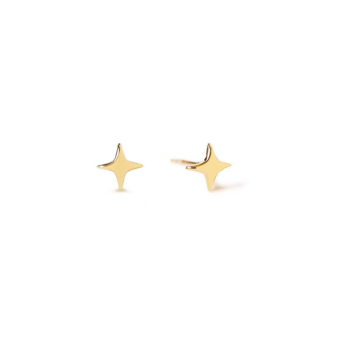 Kathryn - Boucles d'oreilles en étoile avec éclat