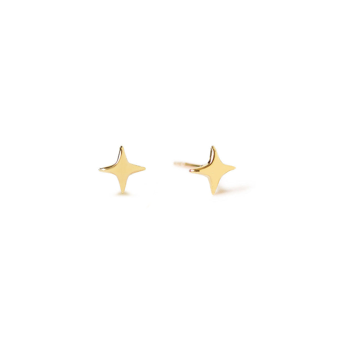 Kathryn - Boucles d'oreilles en étoile avec éclat
