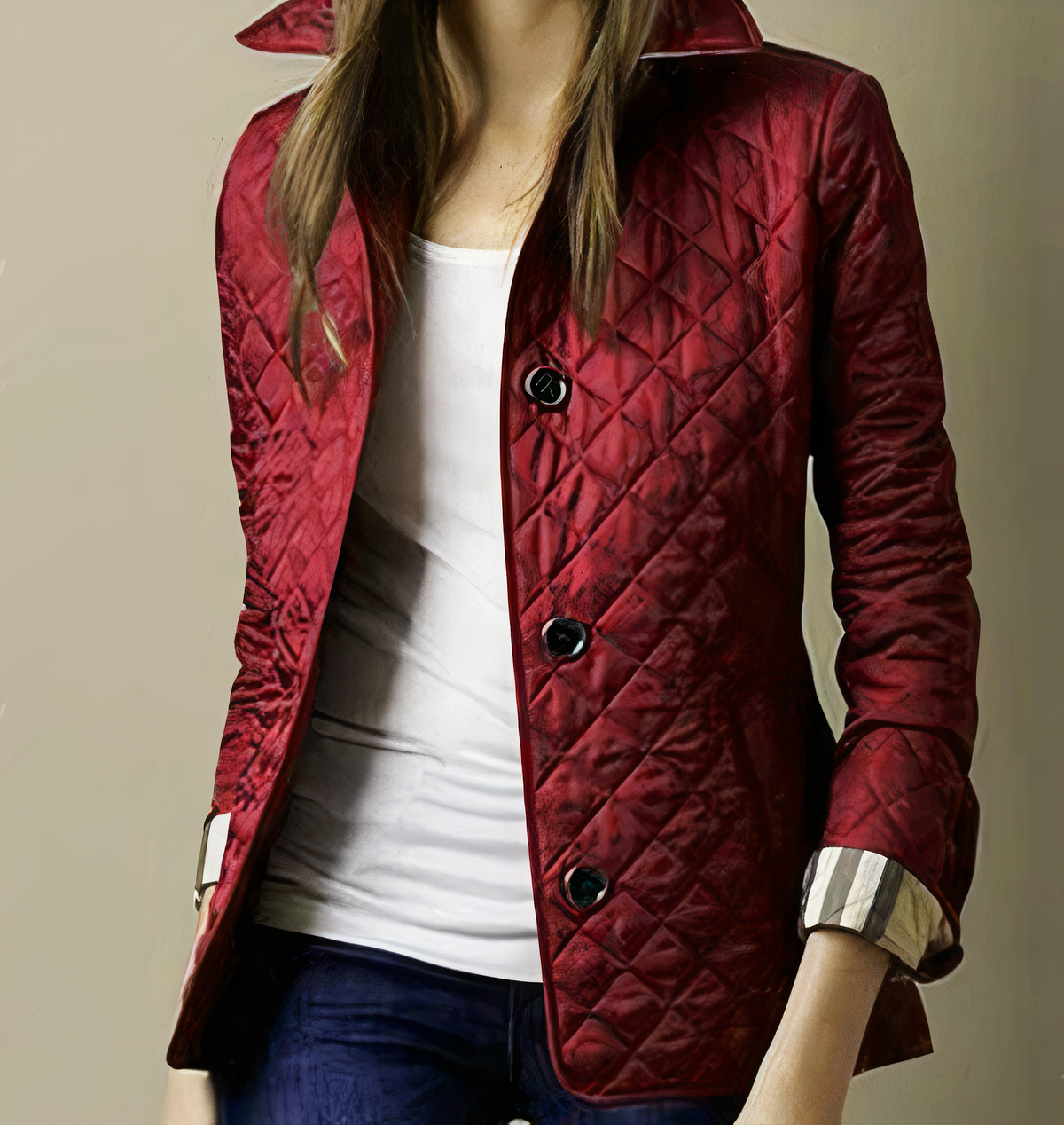 Evelyn – Veste en soie et coton femmes
