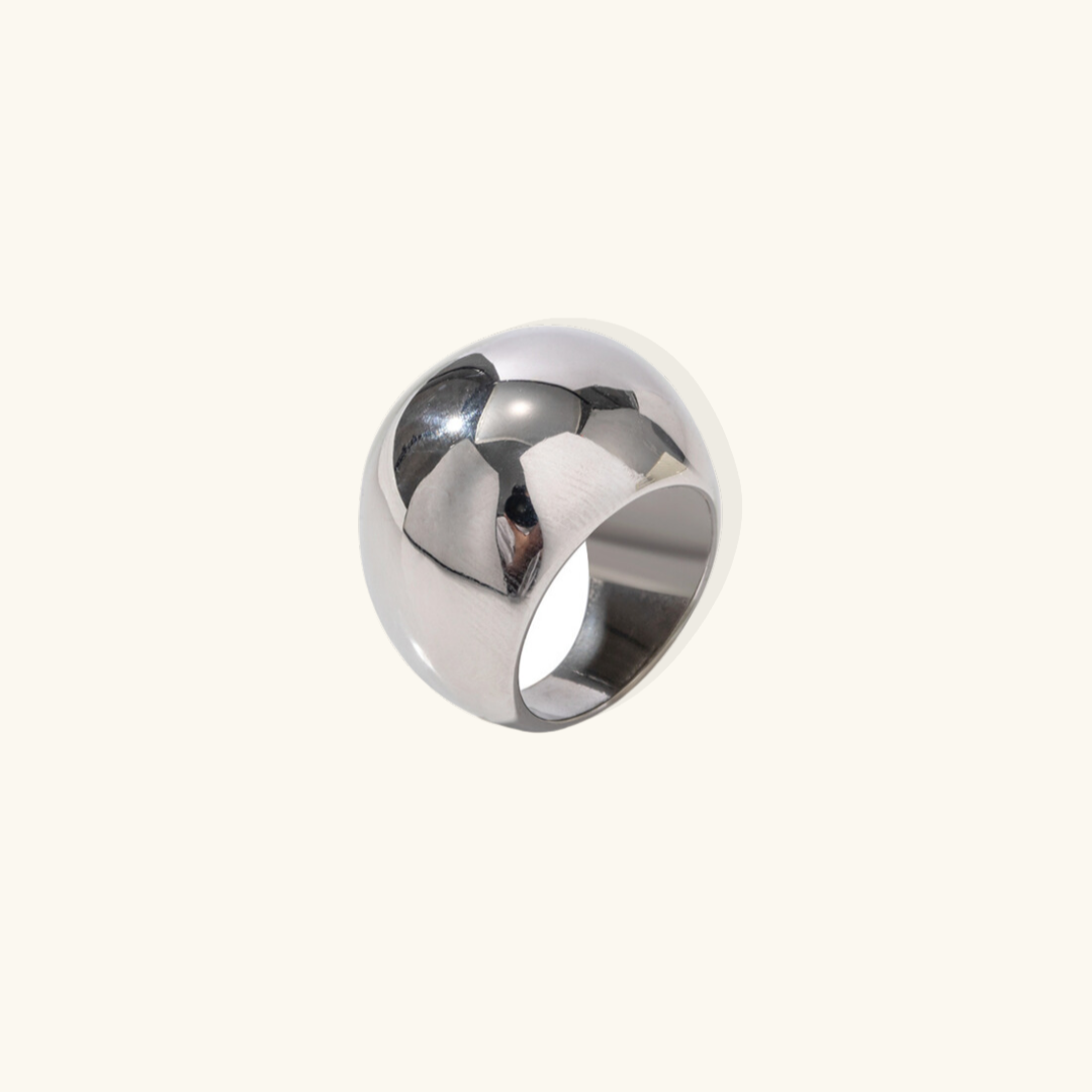Ella – Bague dôme contemporaine