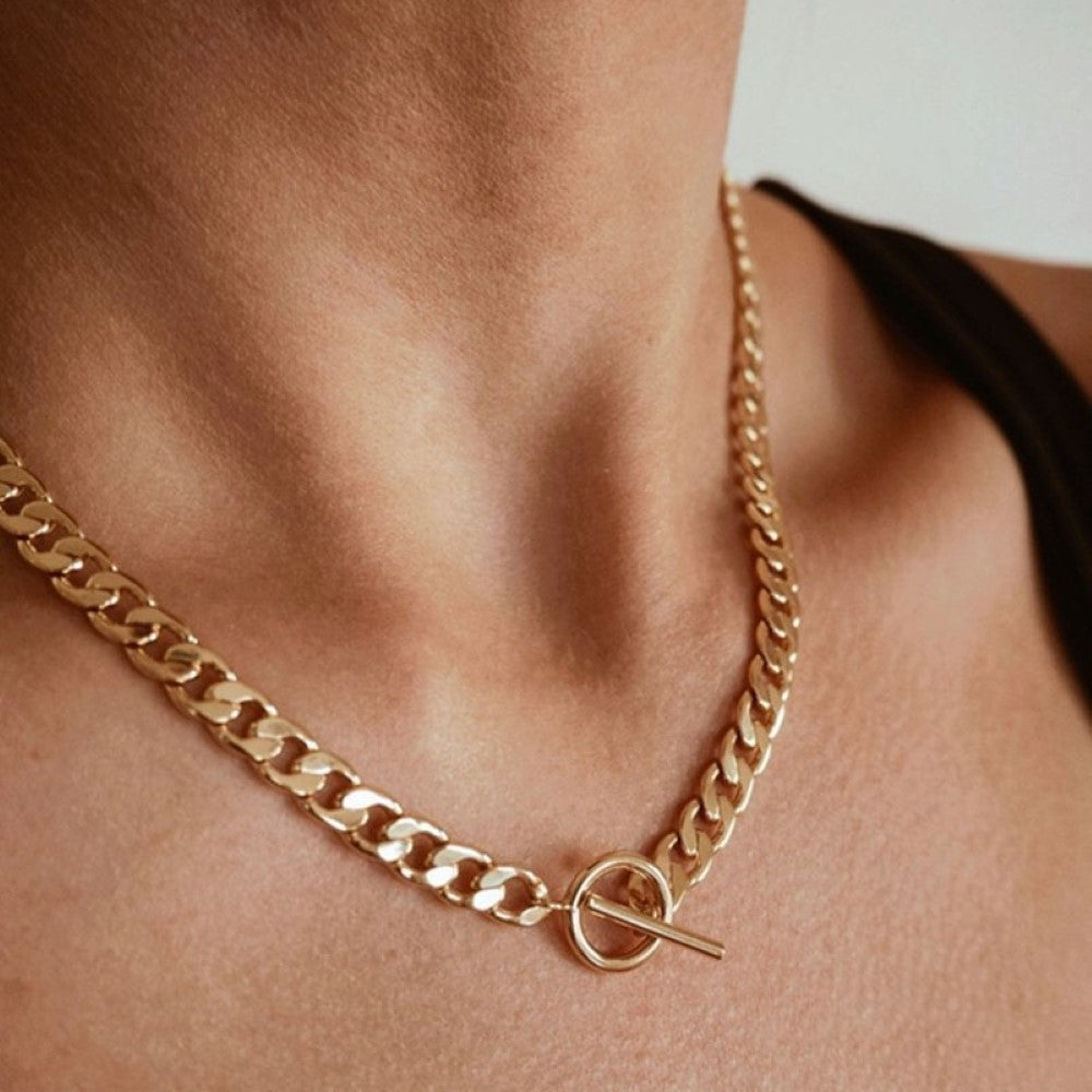 Chaîne double - Chaîne cubaine et de perles
