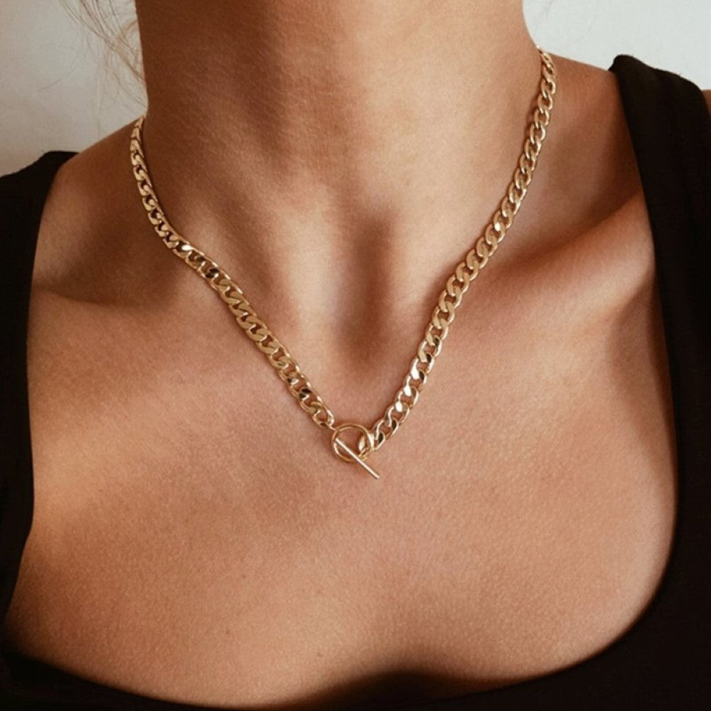 Chaîne double - Chaîne cubaine et de perles