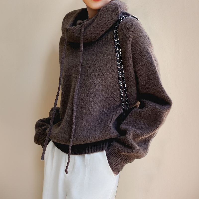 Lena – Pull à capuche chic