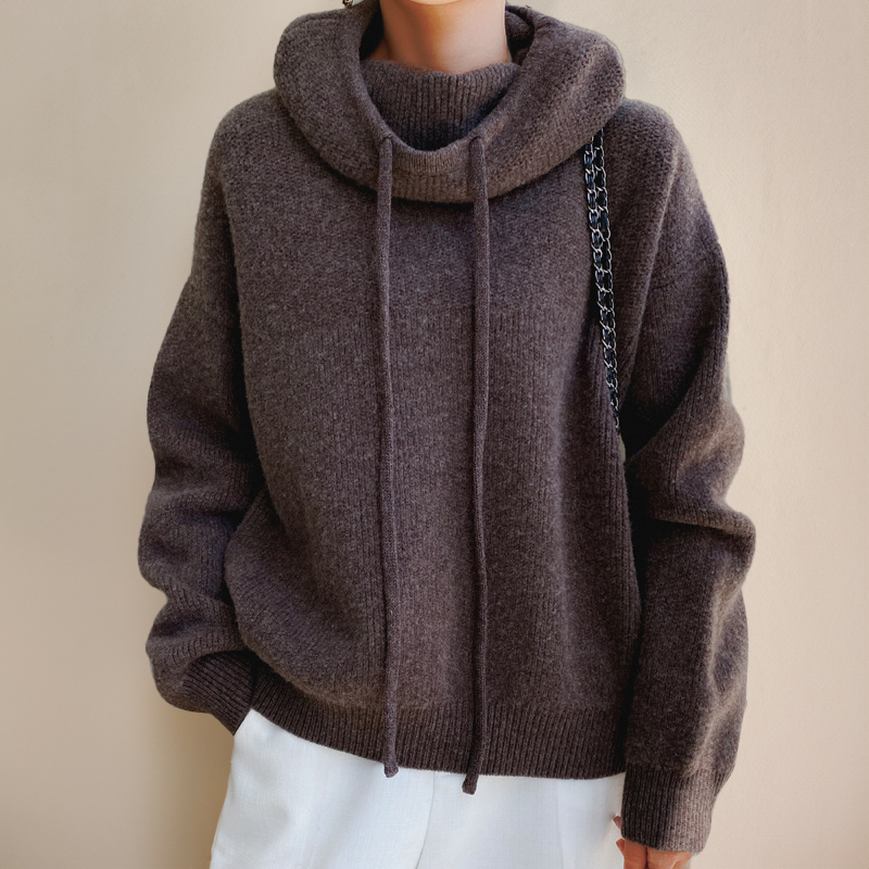 Lena – Pull à capuche chic