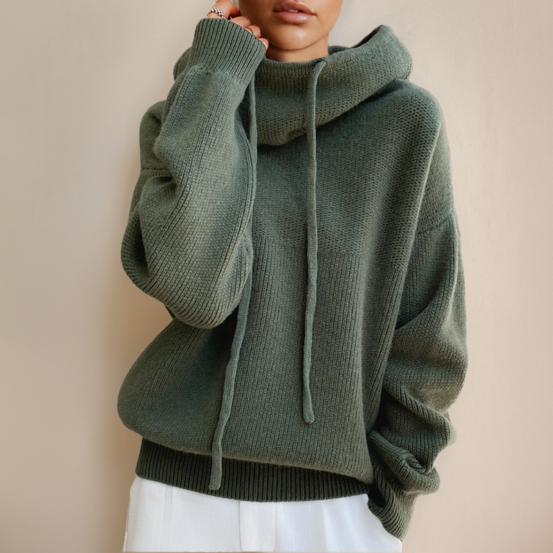 Lena – Pull à capuche chic