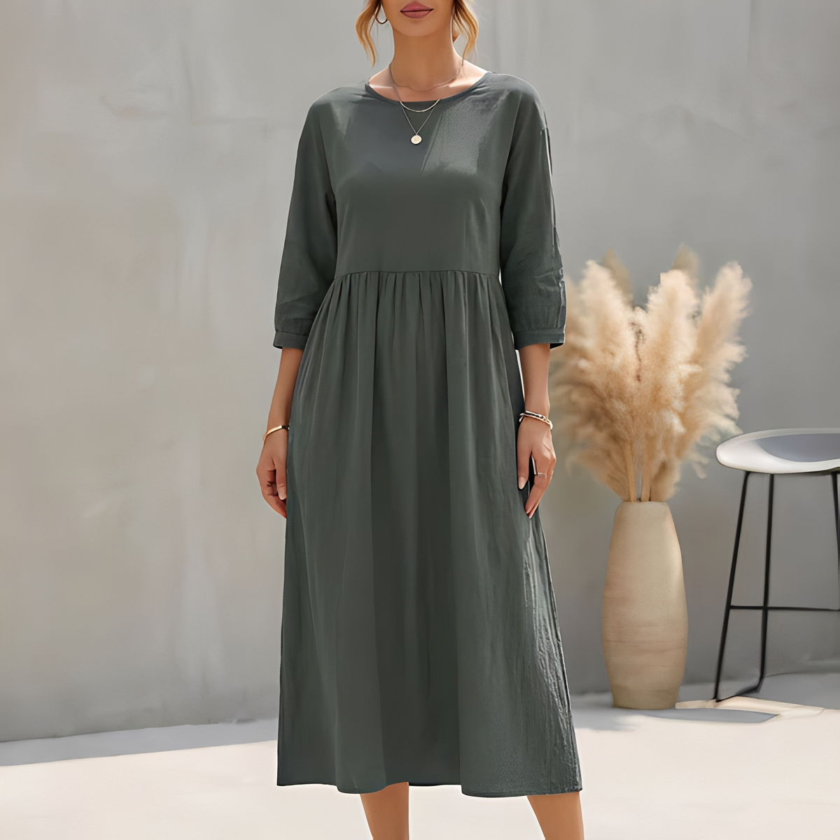 Agatine - Robe d'été élégante et décontractée pour femme