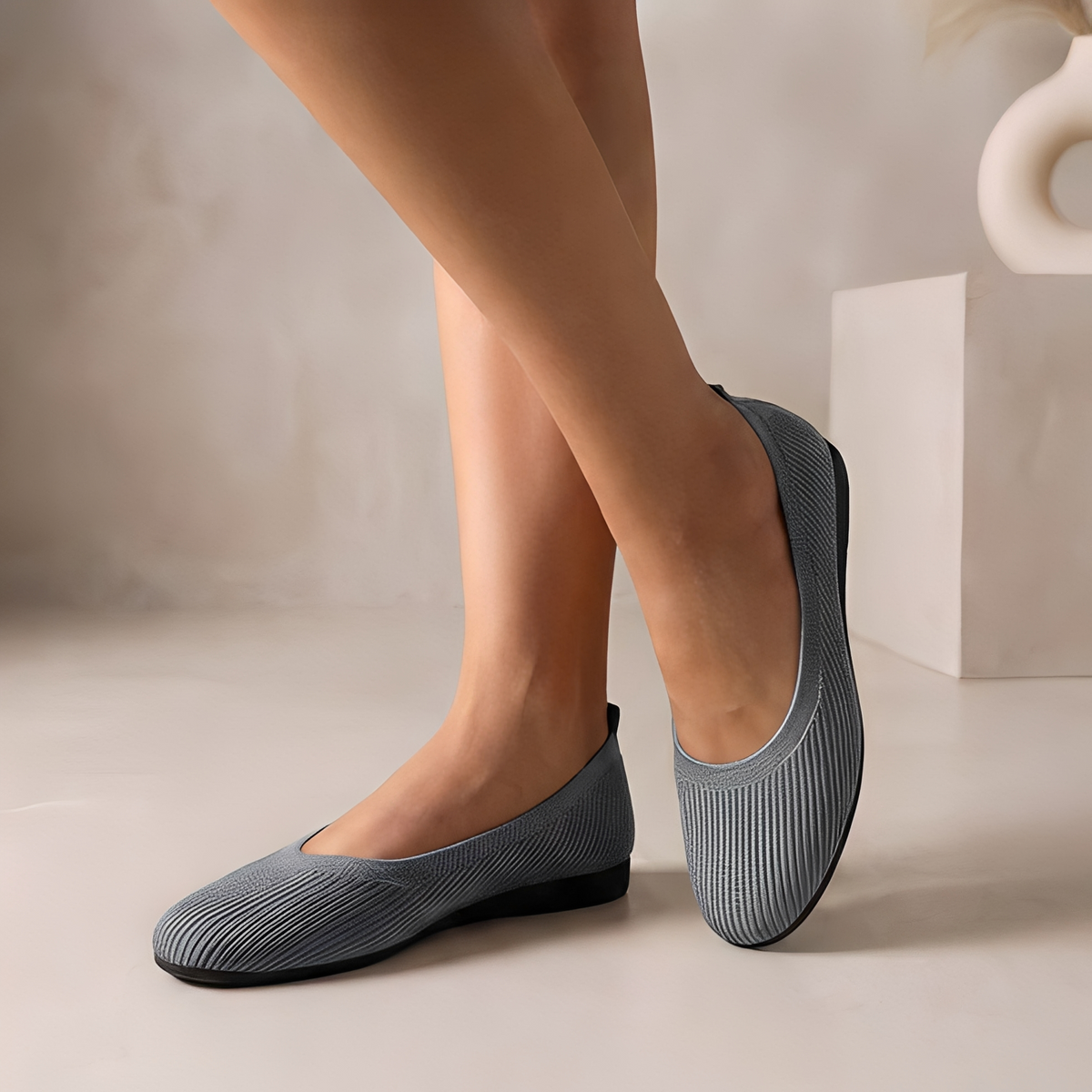 Jessy - Ballerines élégantes à bout rond pour femmes