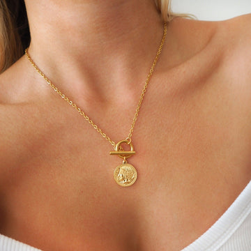 Havanna - collier de pièces avec fermoir à levier