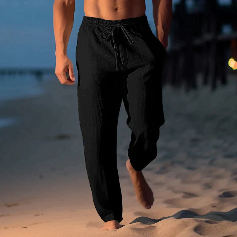 Homer - Un pantalon en lin pour hommes tendance