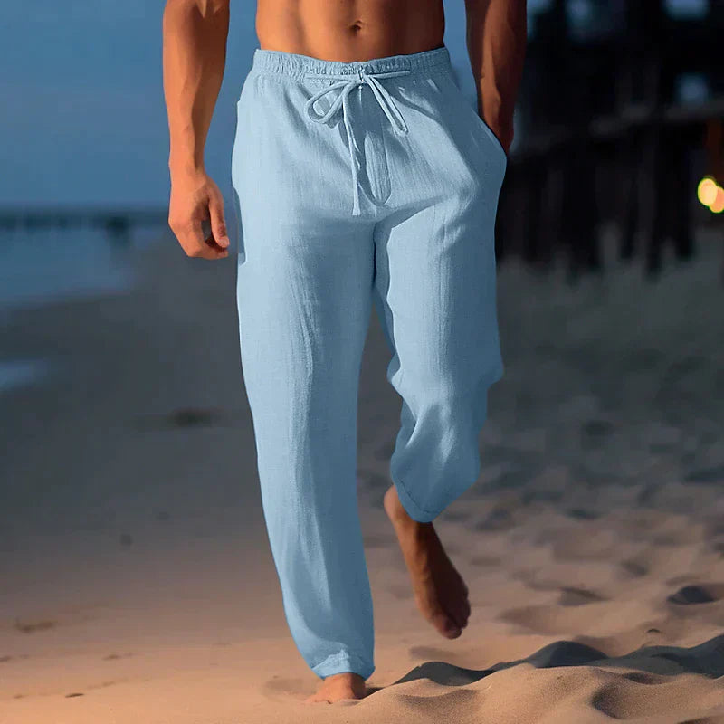Homer - Un pantalon en lin pour hommes tendance